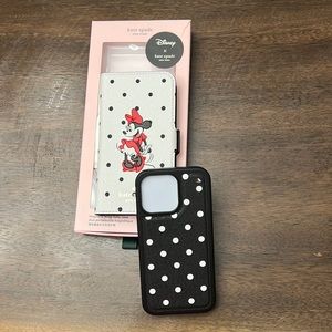 Kate Spade Minnie Mouse iPhone 13 Pro magnetic wrap folio case